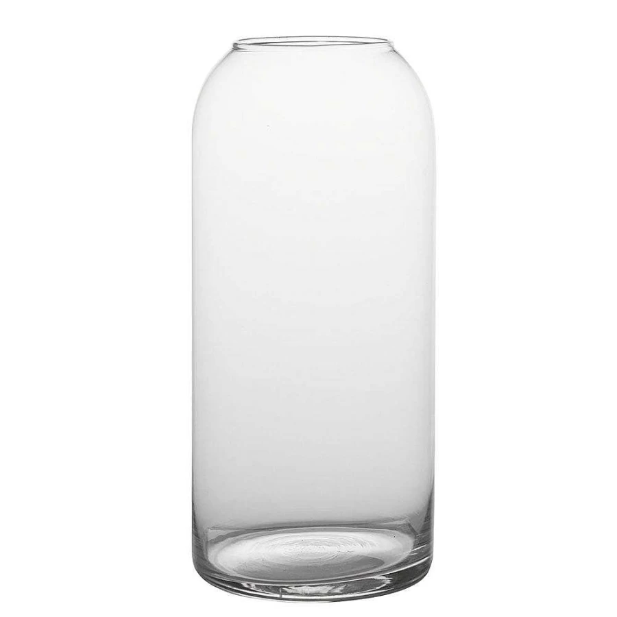 Wheel & Barrow Glass Tuba Vase - Elegant Handcrafted Home Decor for Modern Interiors