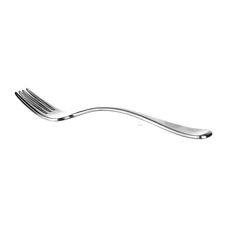 Wheel and Barrow Premium 18/10 Stainless Steel Fruit Forks - Set of 4, 14cm Elegant Dessert Forks, Dishwasher Safe