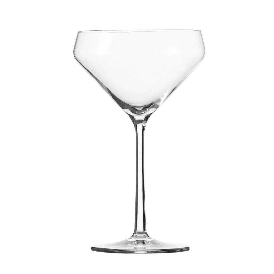Wheel and Barrow Premium Martini Glass 343ml by Schott – Pure Crystal Clear Cocktail Glass for Classic Martinis