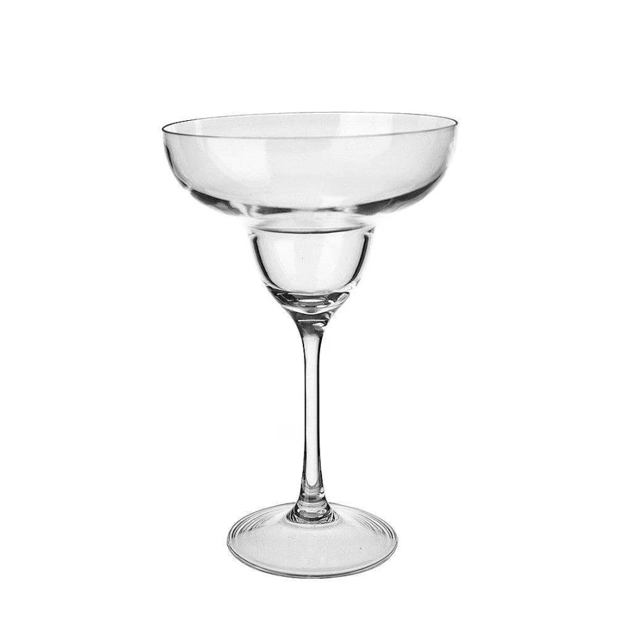 Wheel and Barrow Polycarbonate Margarita Glass - 340ml Shatterproof Cocktail Cup for Outdoor Parties