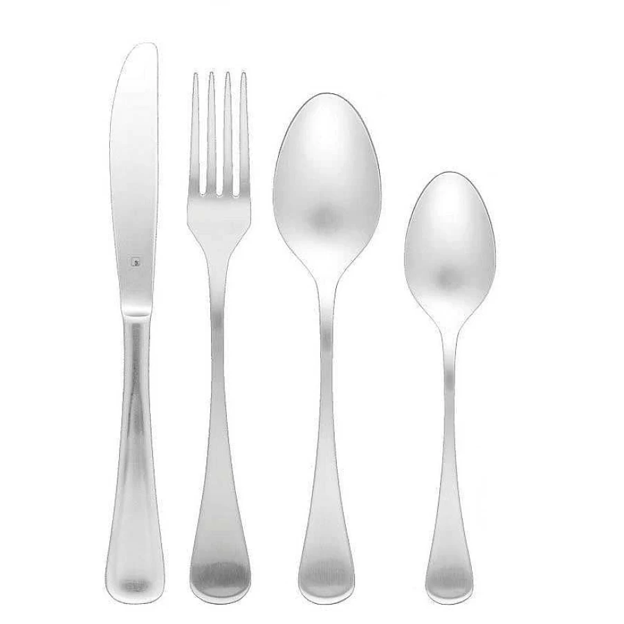 Wheel and Barrow 32-Piece Stainless Steel Cutlery Set - Elite Flatware Service for 8