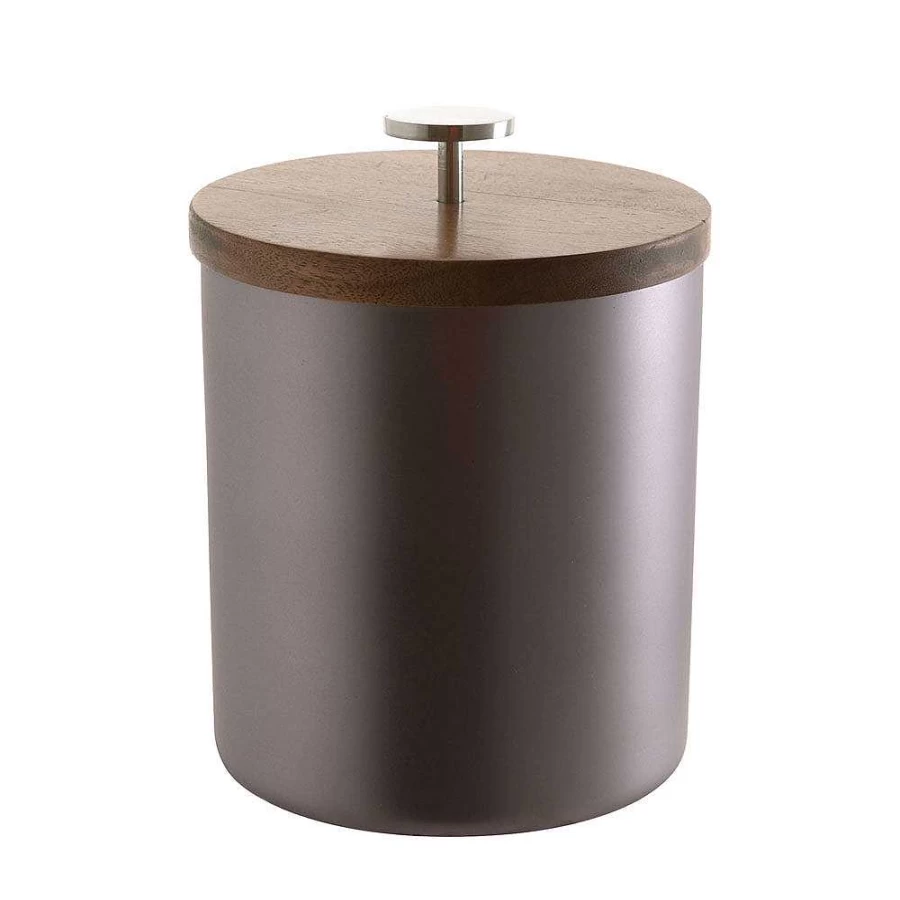 Wheel and Barrow Venice Brushed Silver Double Wall Insulated Ice Bucket for Champagne and Wine