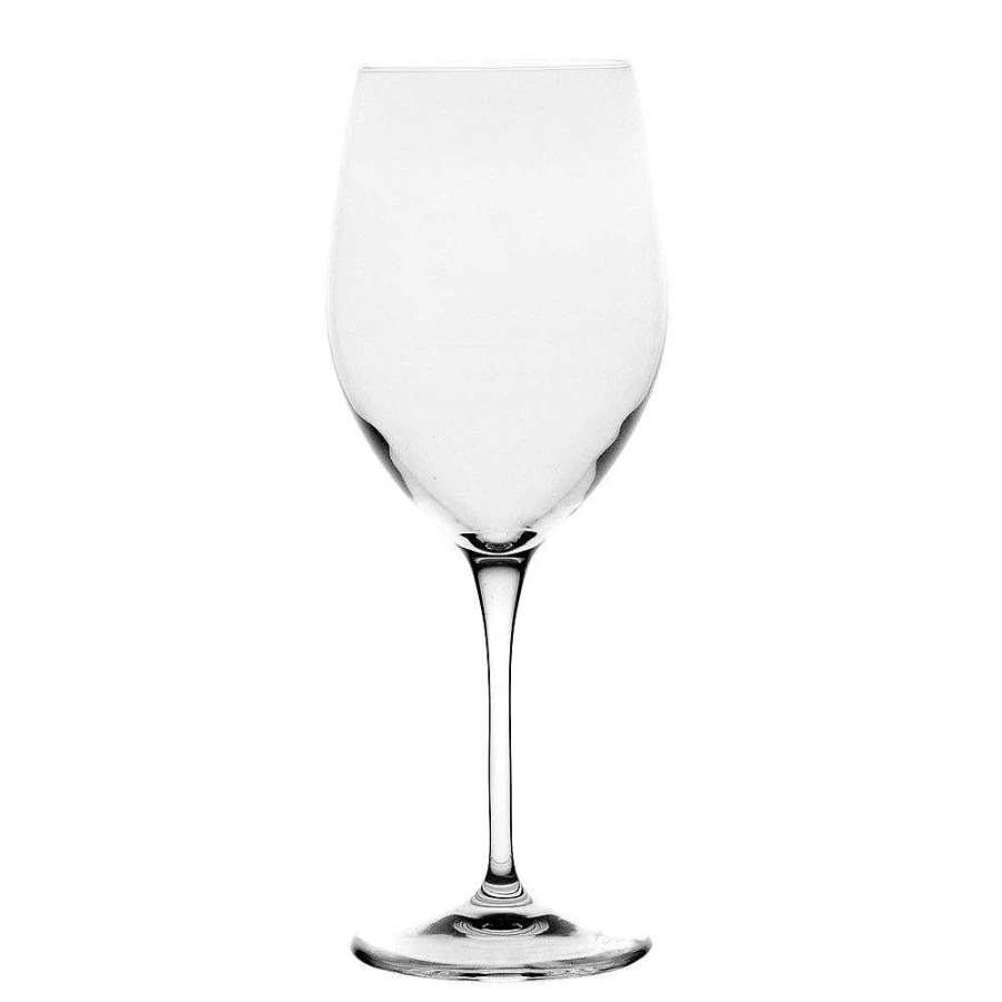 "Wheel & Barrow Premium Red Wine Glass – 590ml Large Crystal Stemware for Elegant Dining"