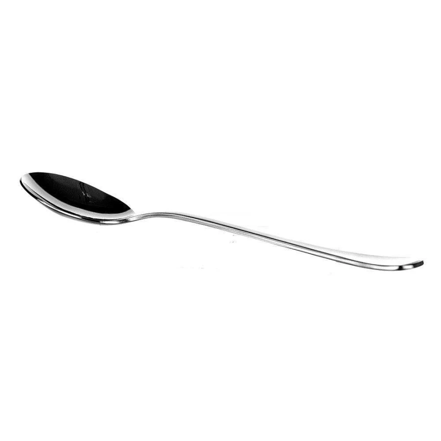 Wheel and Barrow Premium 18/10 Stainless Steel Serving Spoon - 24cm (9.5 Inch) Heavy Duty Kitchen Utensil for Cooking, Serving & Salad