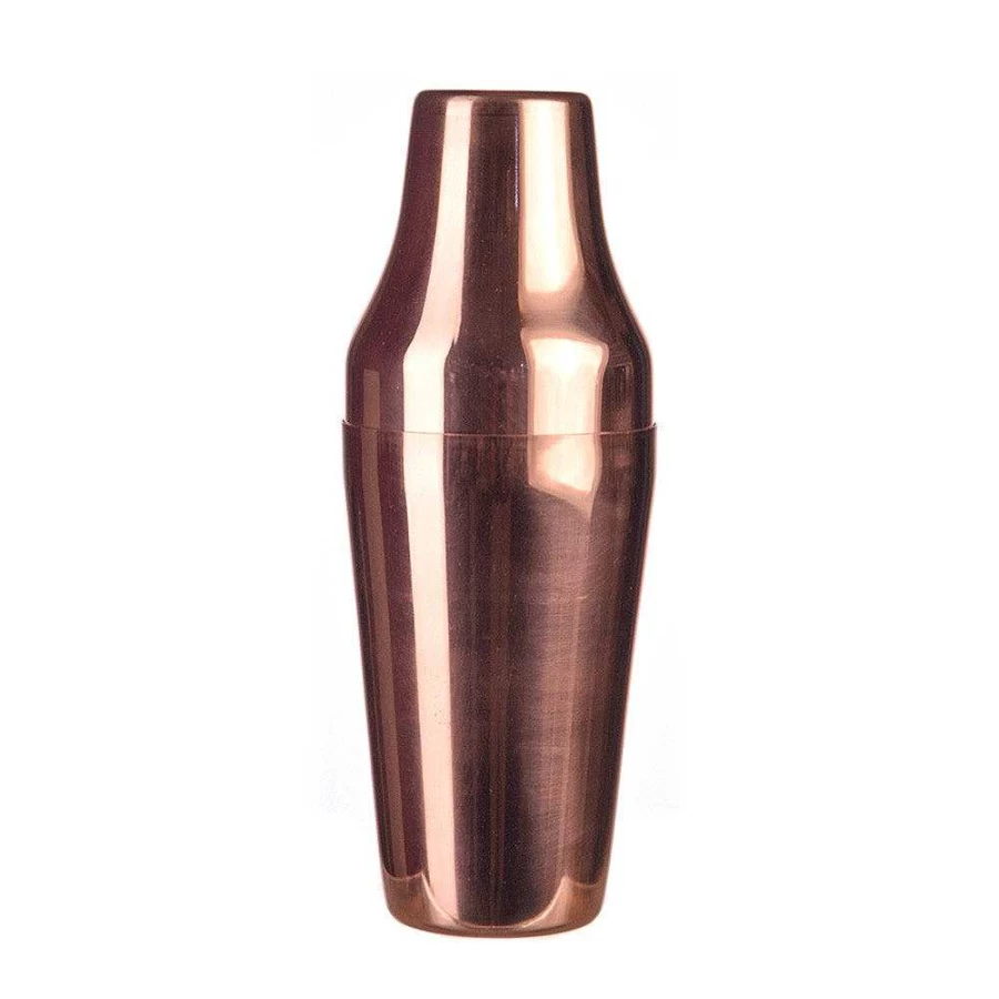 Wheel and Barrow Copper Cocktail Shaker Set - Premium Bar Mixing Tool for Professional & Home Bartenders
