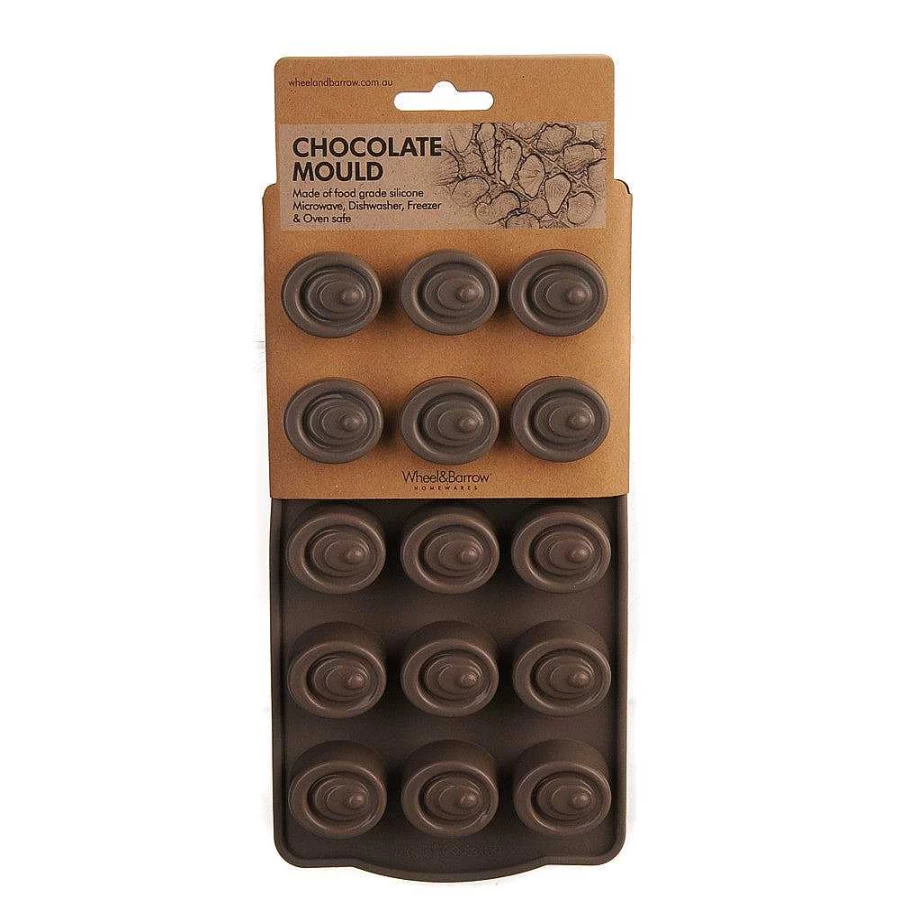 Wheel and Barrow Silicone Chocolate Mold Round 21cm x 11cm x 2cm Baking Decorating Tool