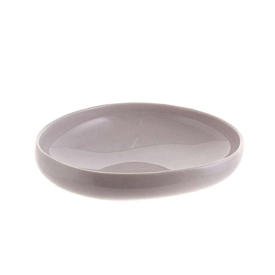 Wheel and Barrow Organic Lilac Ceramic Platter - 19.8x19.2cm Small Atomic Reactive Serving Dish