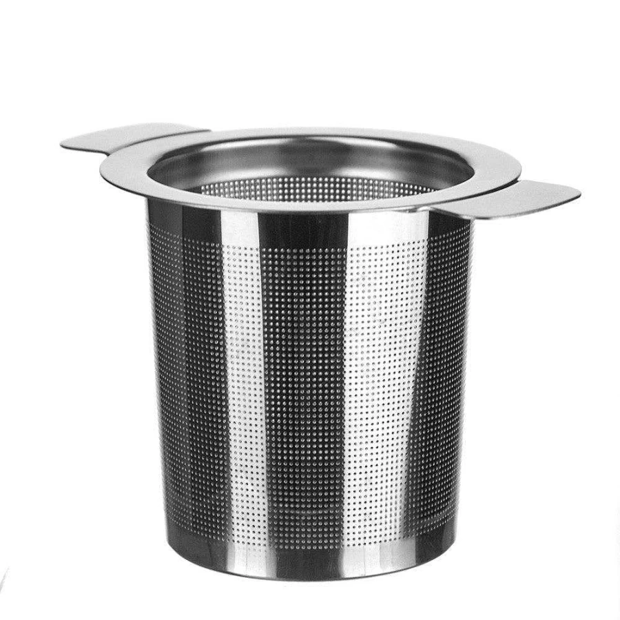 Wheel and Barrow Premium Stainless Steel Tea Infuser with Fine Mesh Strainer for Loose Leaf Tea