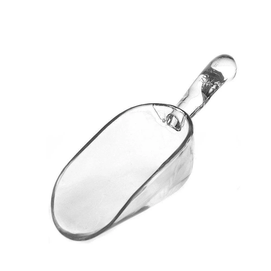 Wheel and Barrow Acrylic Ice Scoop - 140g Heavy Duty Bar Accessory for Cocktails and Beverages