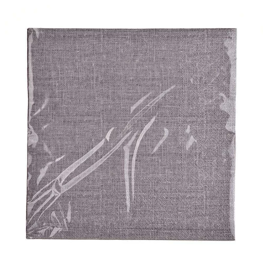 Wheel and Barrow Grey Linen Look Paper Napkins 33cm x 33cm - Pack of 20 Premium Dinner Napkins