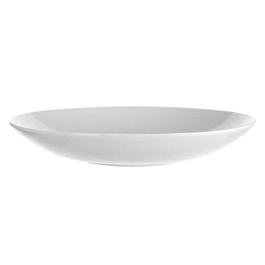 Wheel & Barrow White 25.5cm Bone China Serving Bowl - Premium Dinnerware