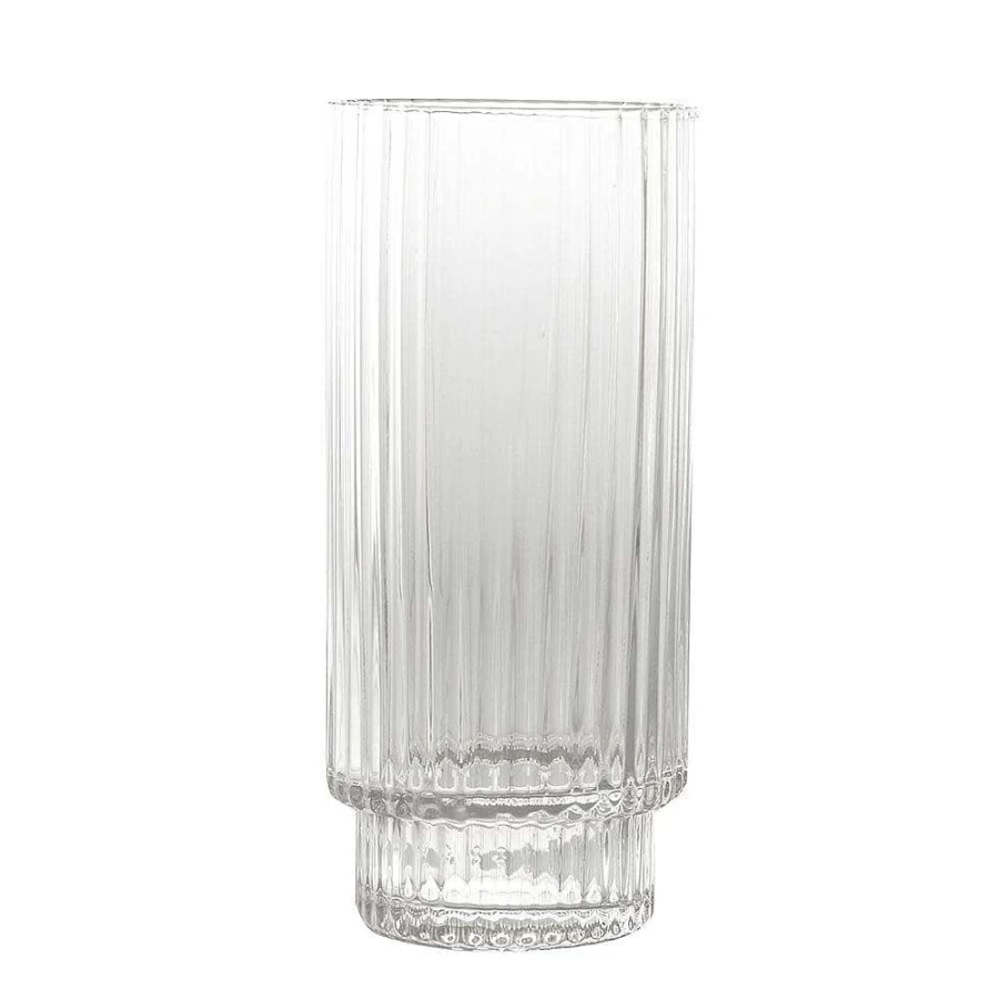 Wheel and Barrow Hi Ball Glass - Optic Clear 490mL Drinking Glass for Cocktails and Beverages
