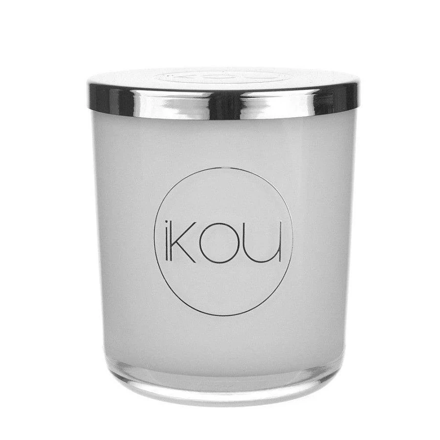 "Wheel and Barrow Eco-Luxury Large Glass Candle for Stress Relief & Relaxation"