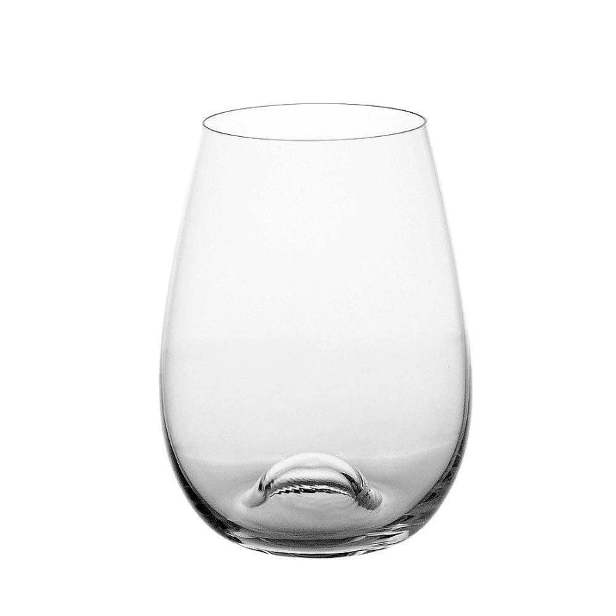 Wheel and Barrow 460ml Stemless Wine Glass - Shatterproof, Dishwasher Safe, Premium Unbreakable Tumbler for Red, White, or Sparkling Wine