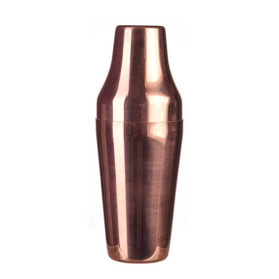 Wheel and Barrow Copper Cocktail Shaker Set - Premium Bar Mixing Tool for Professional & Home Bartenders