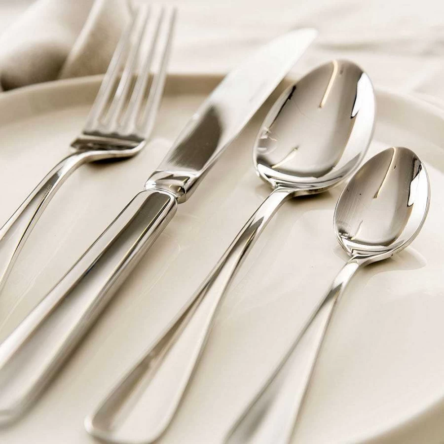Wheel and Barrow 18/10 Stainless Steel Table Fork - 21cm Premium Dining Cutlery - Bogart Collection