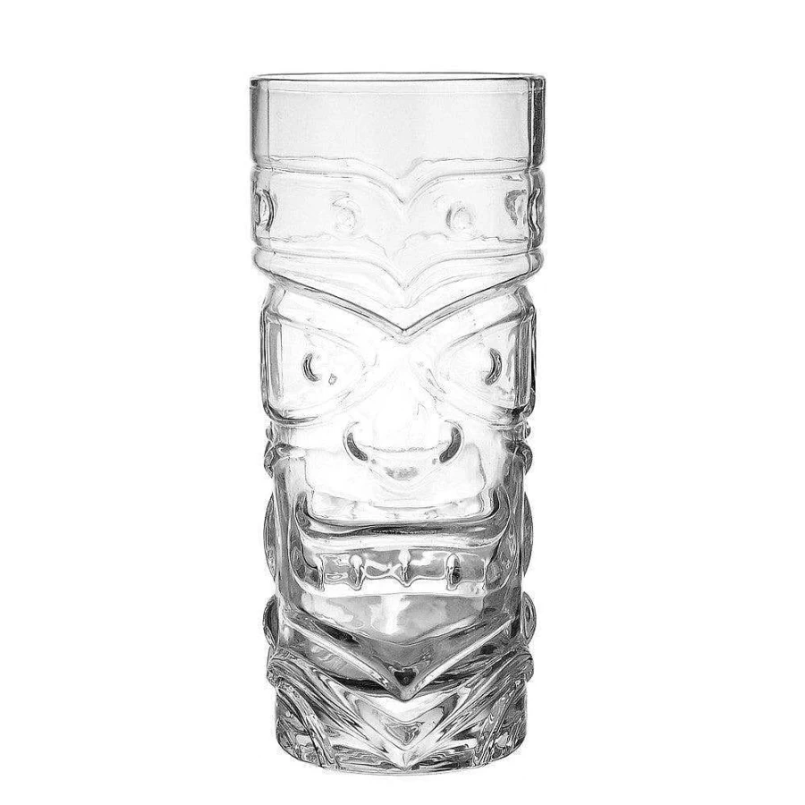Wheel and Barrow Tiki Glass Clear 450ml - Premium Drinking Glass for Cocktails and Beverages