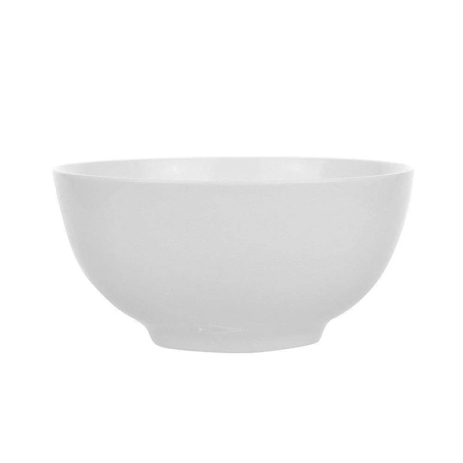 Wheel & Barrow 13cm White Bone China Noodle Soup Bowl - Elegant Dining Tableware