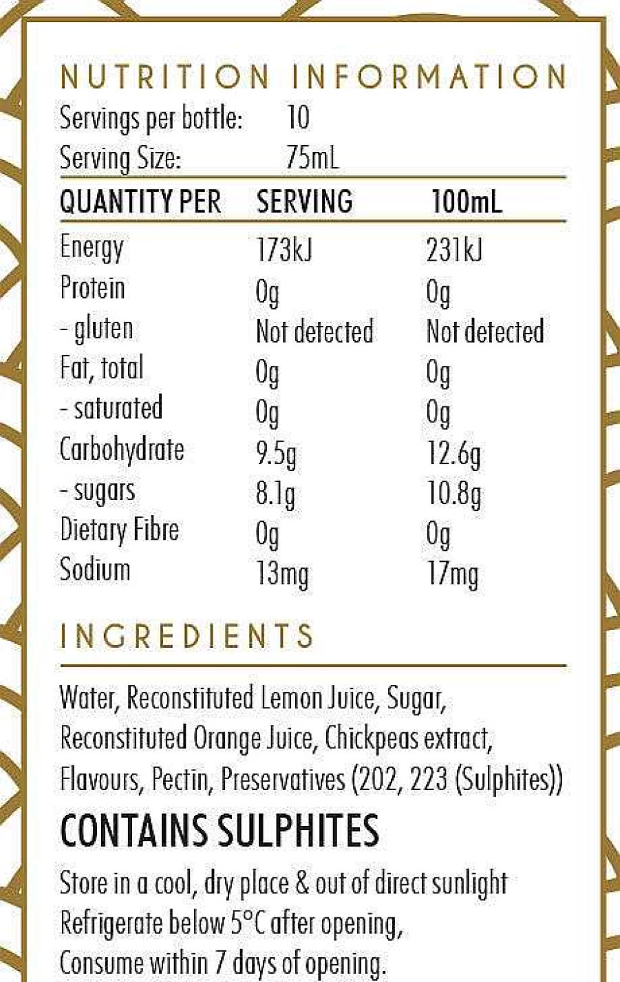 Wheel and Barrow Premium Cocktail Mix Sour - 750ml Bottle for Refreshing Cocktails
